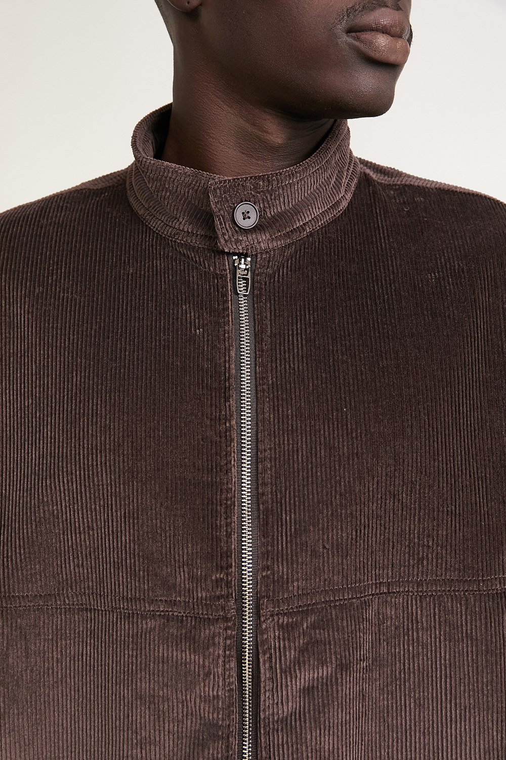 תמונת תקריב דוגמן של Corduroy Full-Zip Jacket