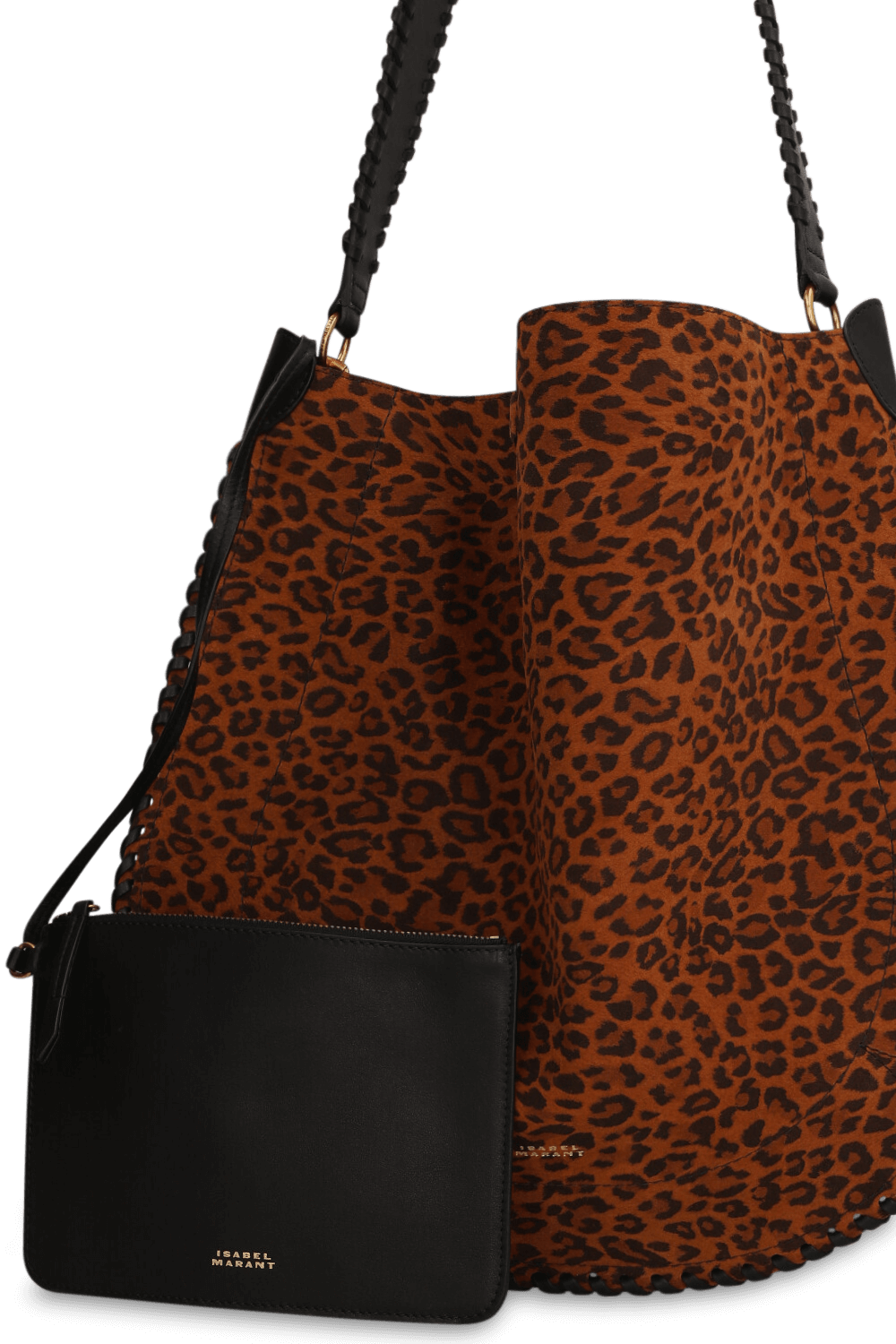 תמונת תקריב של תיק כתף אוסקן מון מעור רך