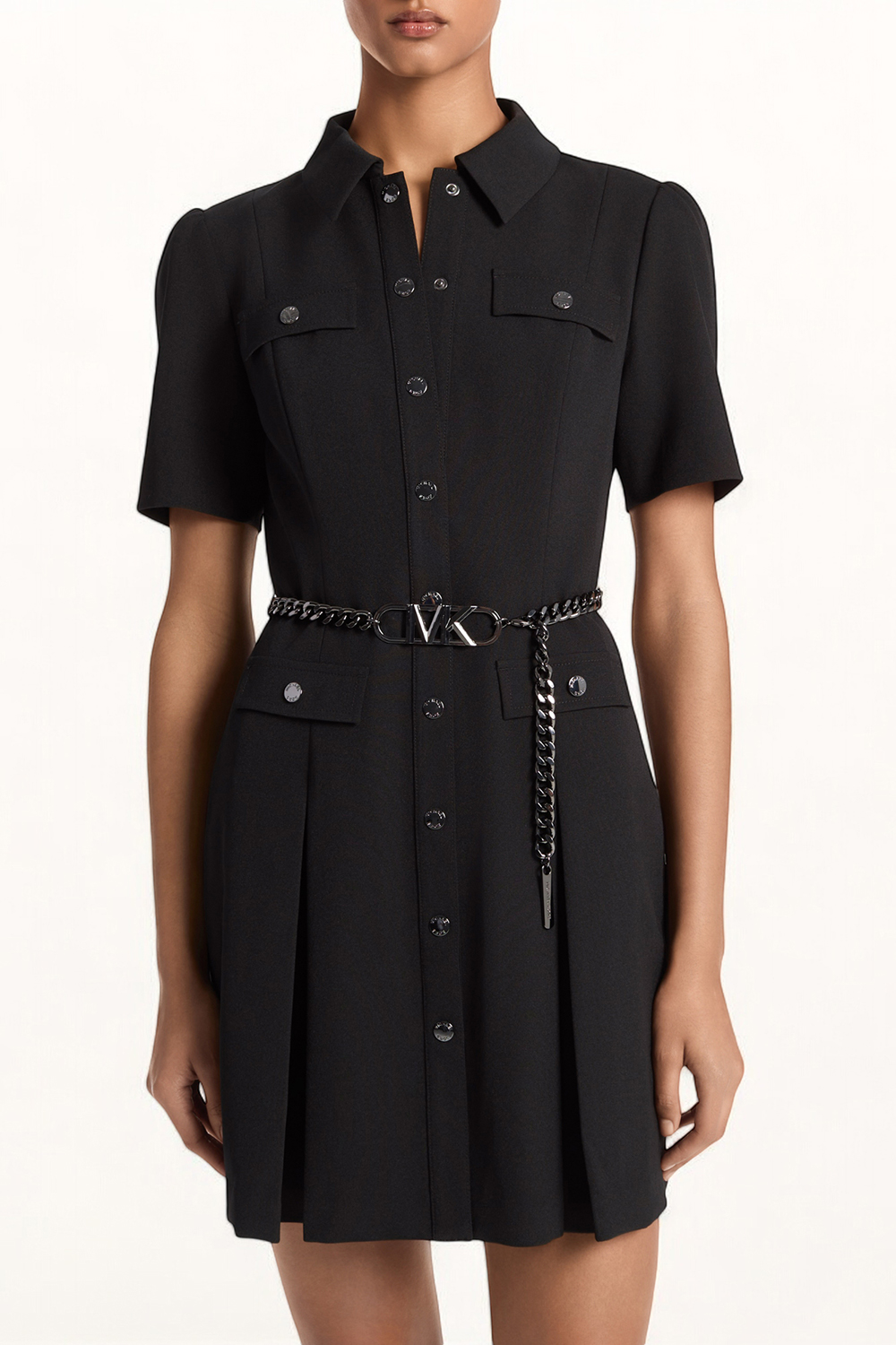 תמונת דוגמן קידמית של שמלת מיני