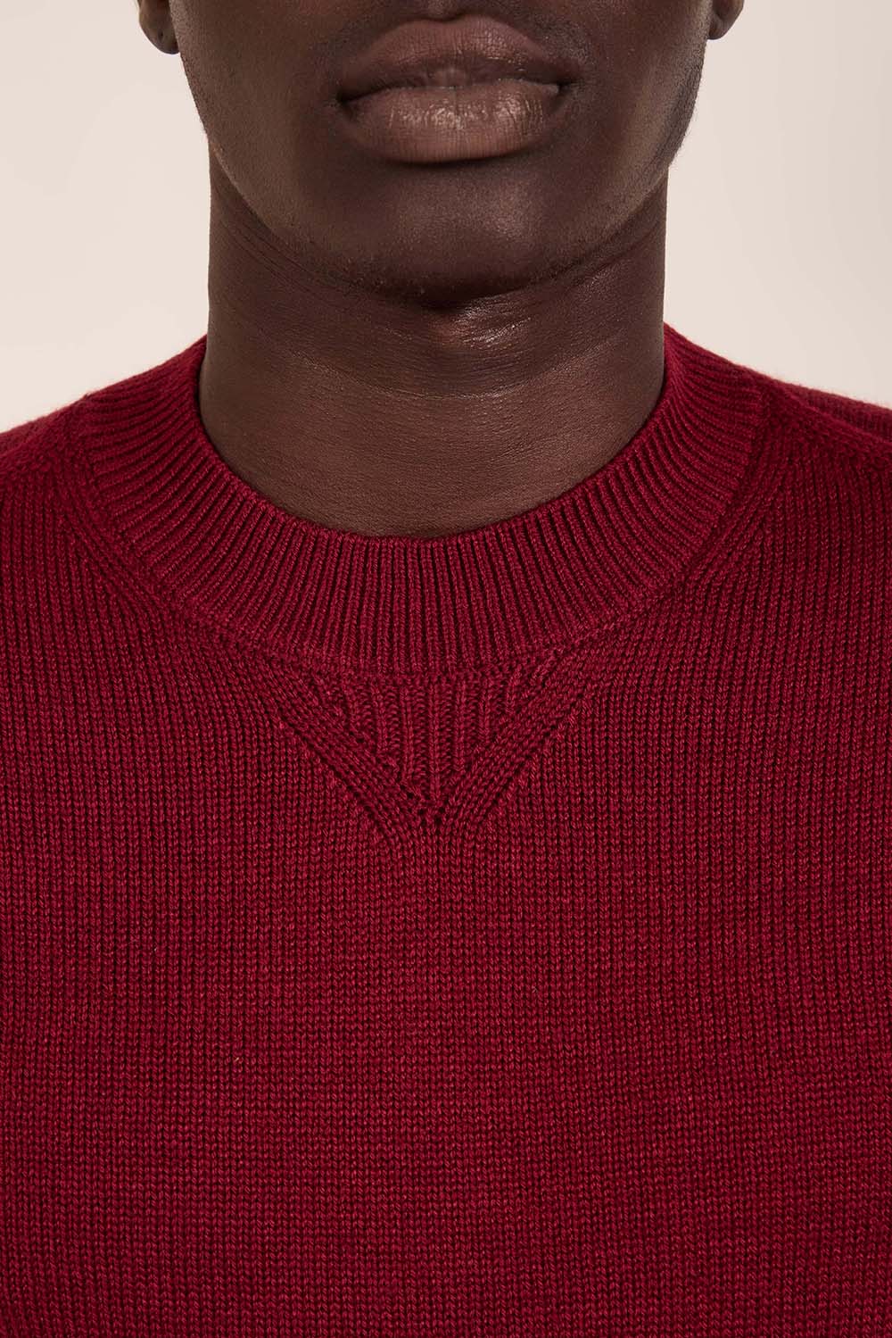 תמונת תקריב דוגמן של סריג צמר