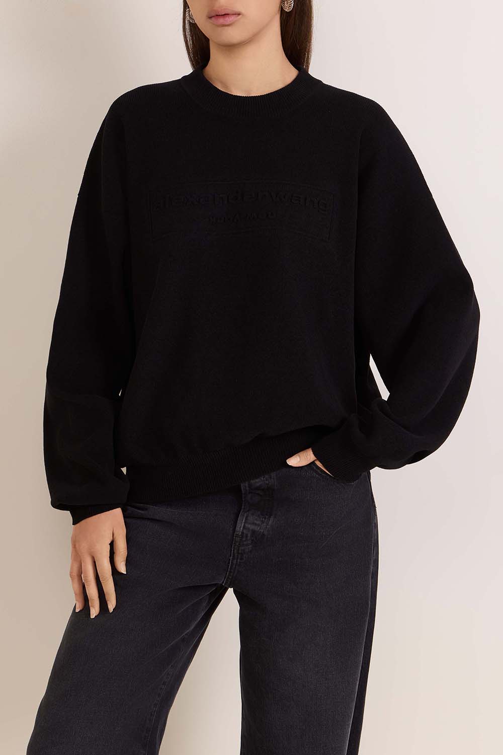 תמונת דוגמן קידמית של סווטשירט ריב