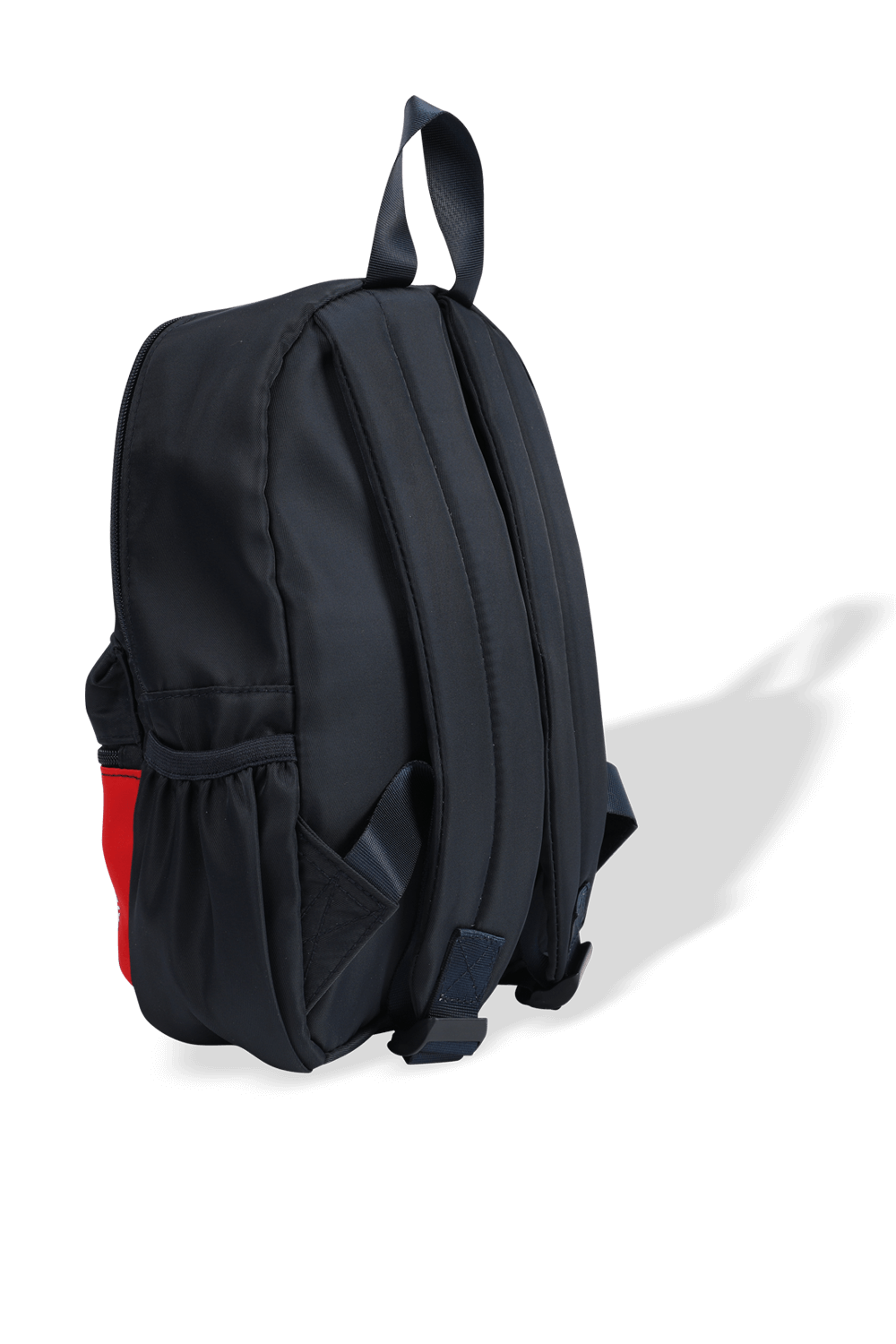 תמונה אחורית של תיק גן שני תאים בכחול נייבי