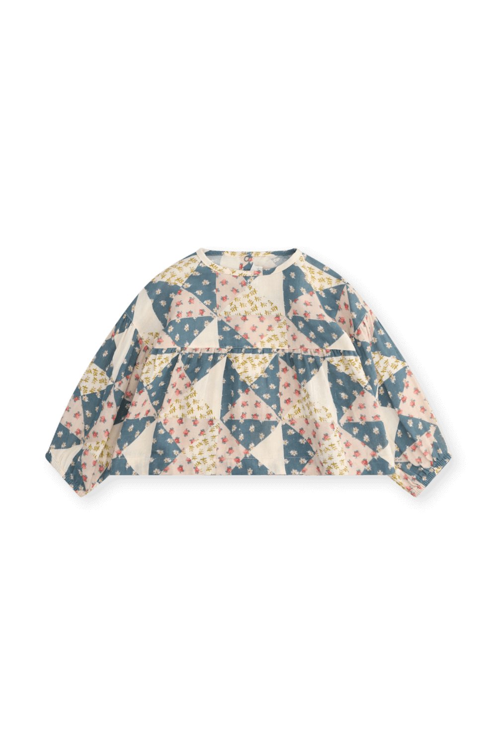 תמונה קידמית של חולצה עם שרוולים ארוכים תפוחים- גילאי 6-12 שנים