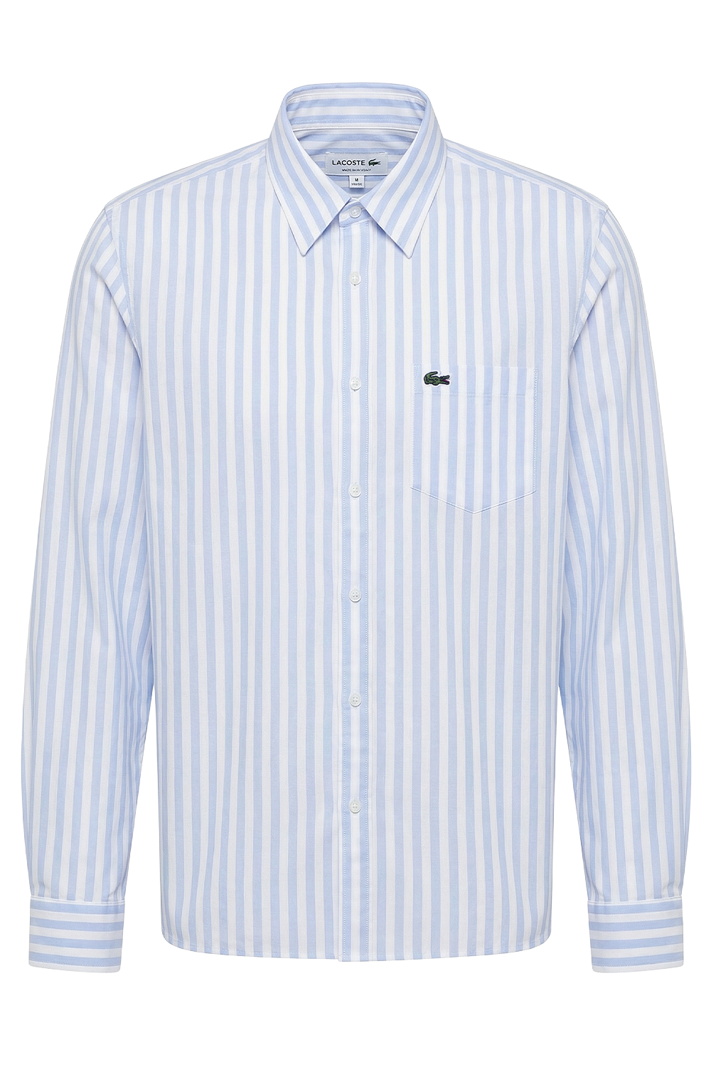 תמונה קידמית של חולצת כפתורים אוקספורד