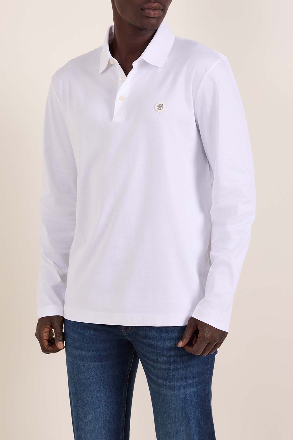 תמונת דוגמן קידמית של חולצת פולו