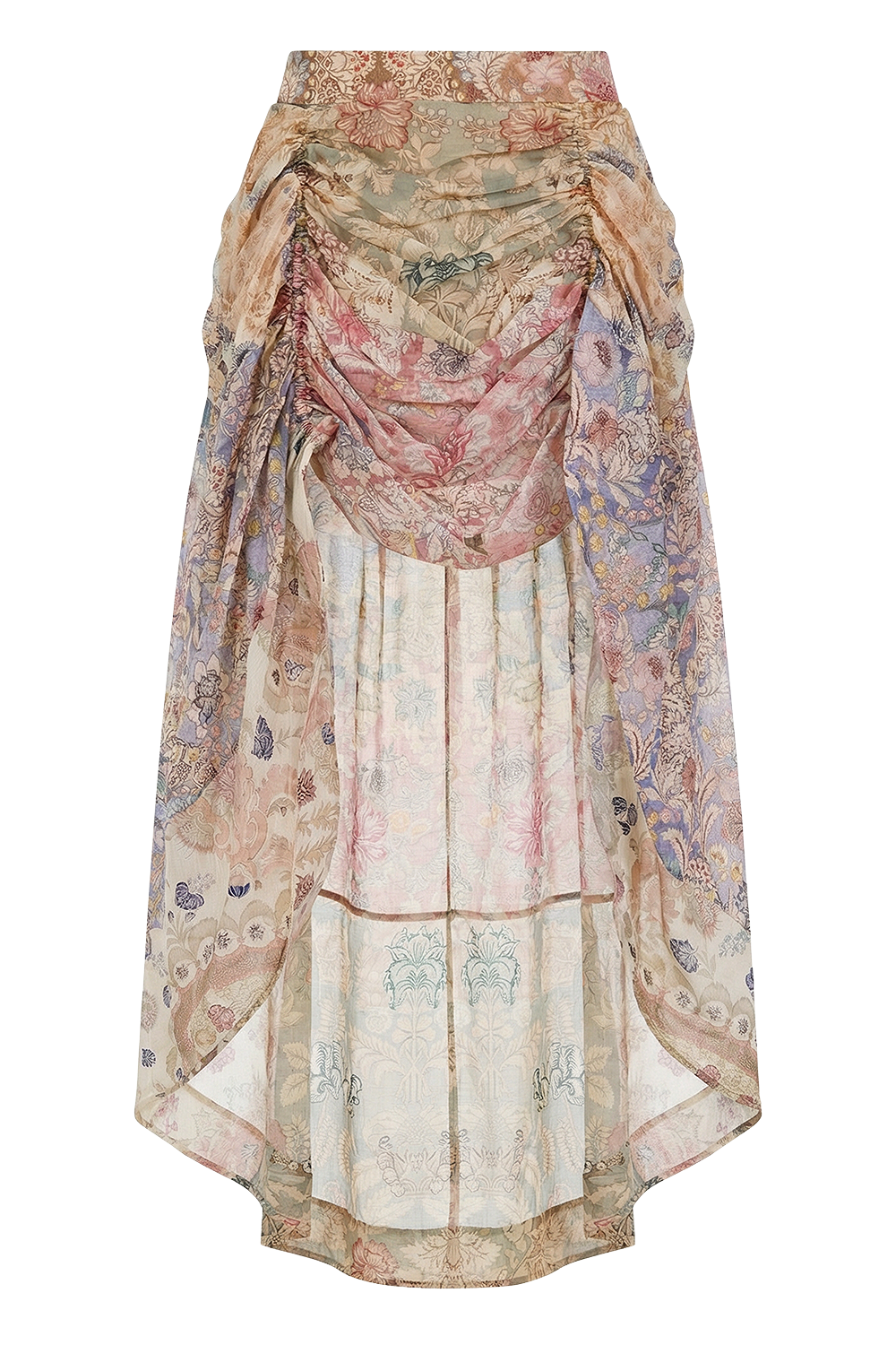 תמונה קידמית של חצאית מידי פשתן