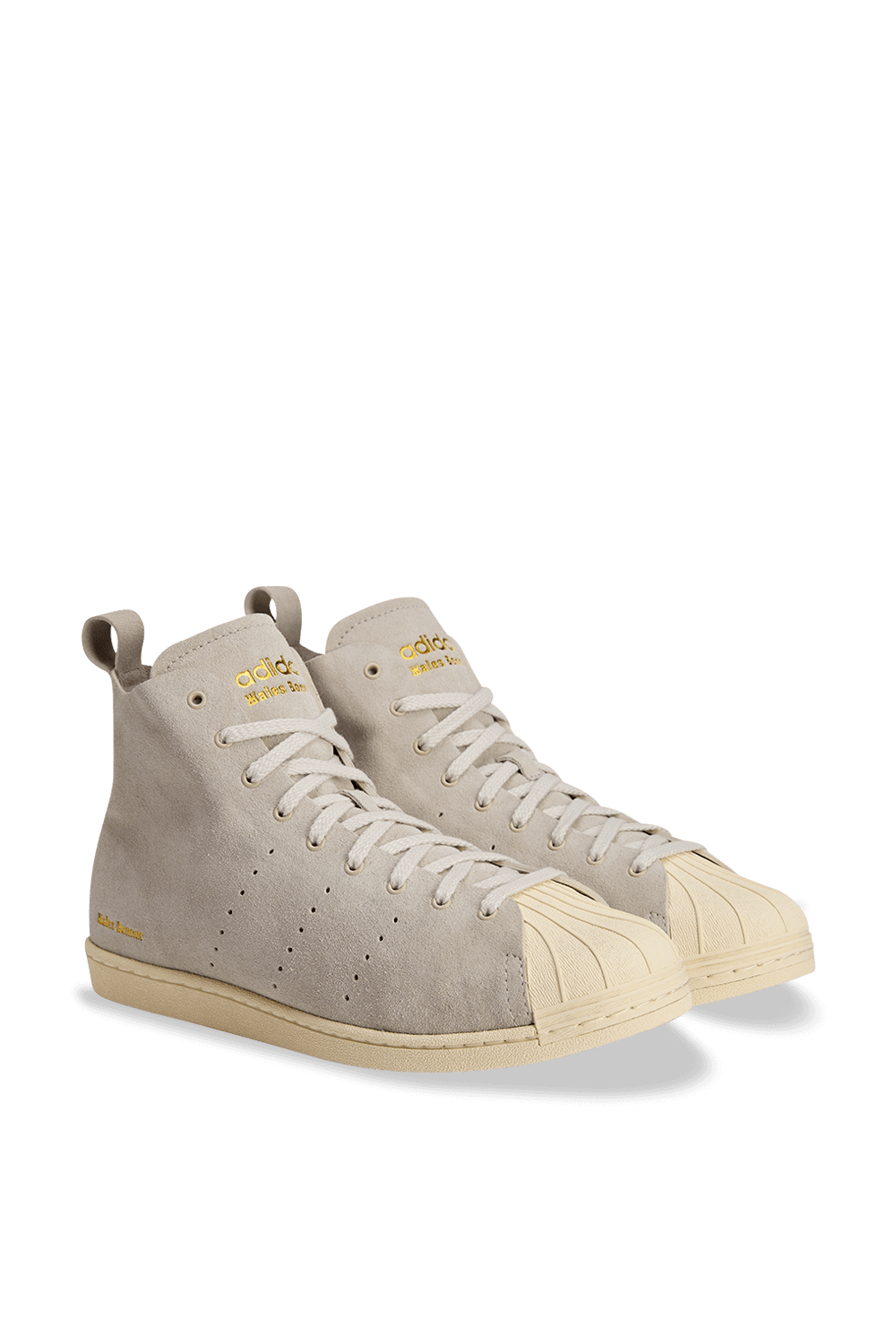 תמונת פנים של אדידס X וולס בונר נעלי סניקרס סופרסטאר