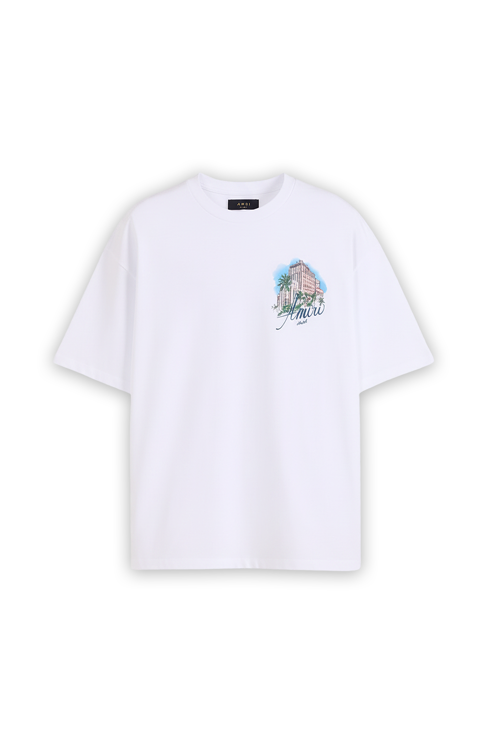 תמונה קידמית של חולצת טי אוברסייז