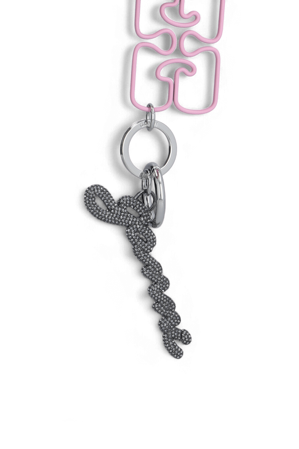 תמונה אחורית של מחזיק מפתחות ממותג