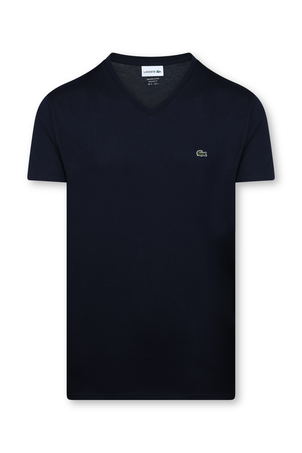 v neck t shirt lacoste