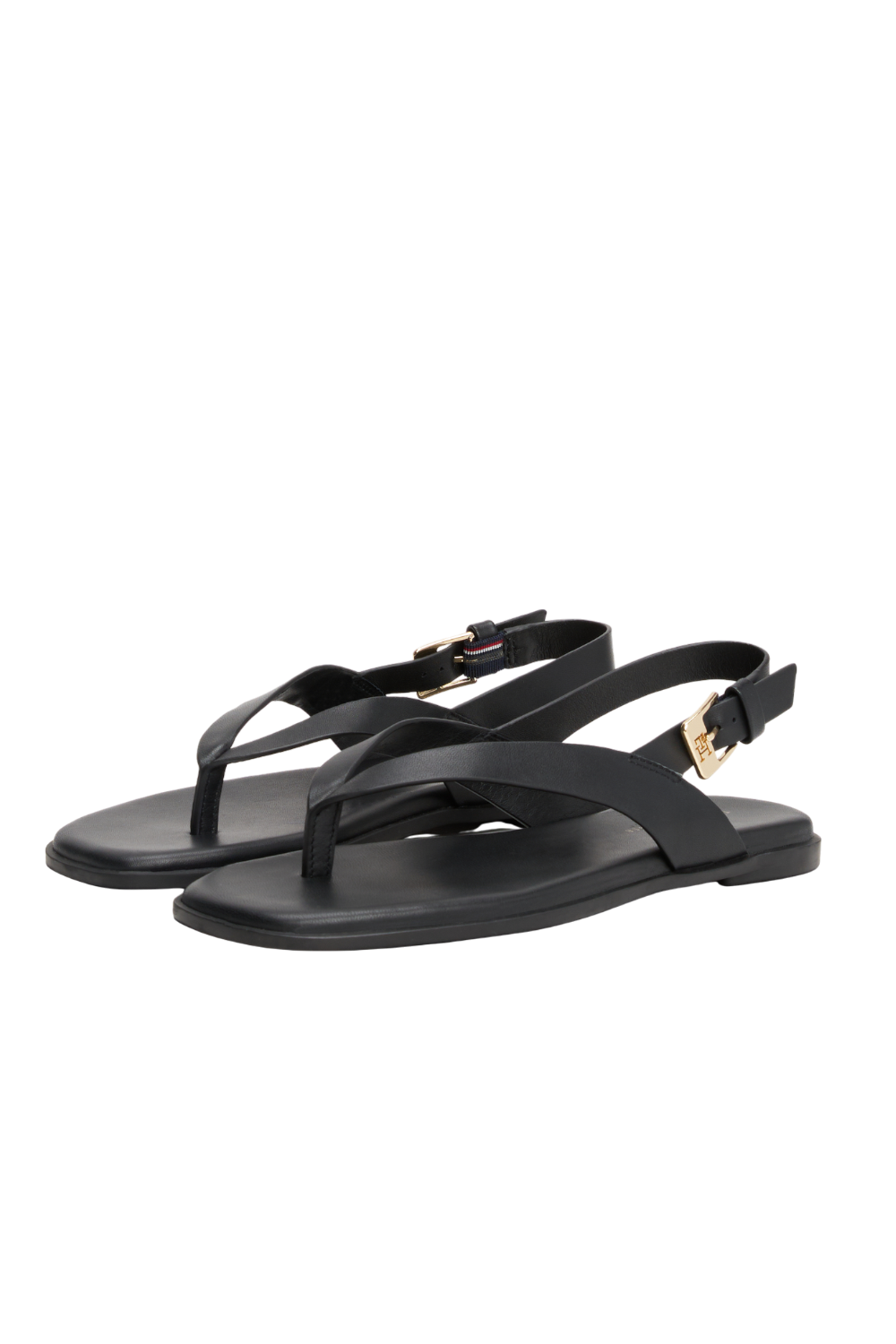 תמונת פנים של סנדלי עור סלינג בק