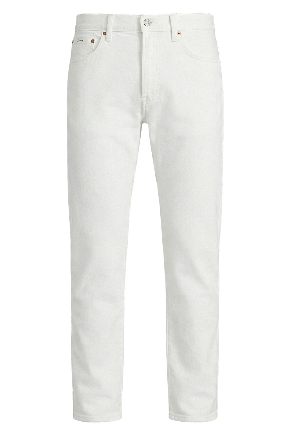 תמונה קידמית של מכנסי ג'ינס בגזרה ישרה