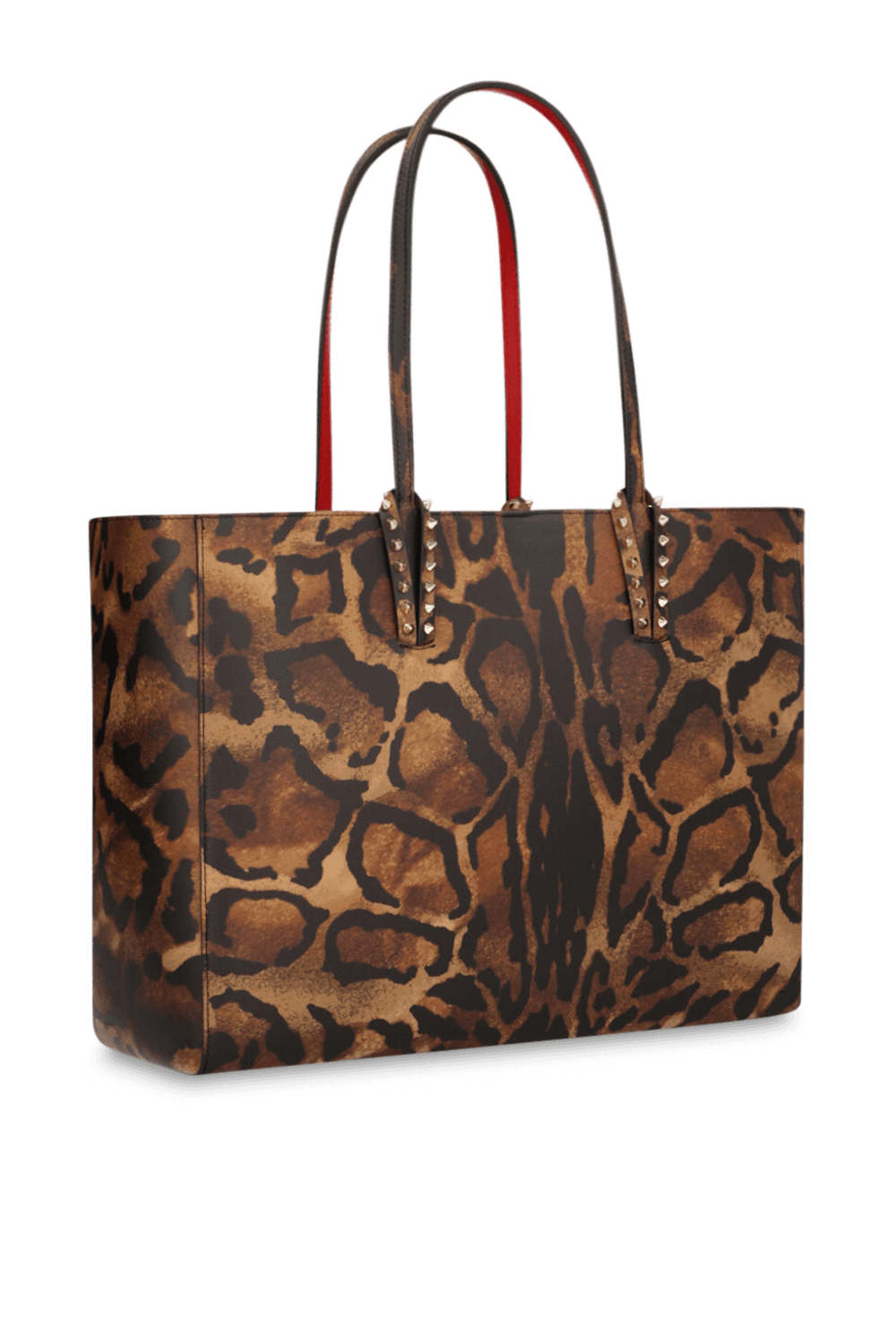 תמונה אחורית של תיק נשיאה מנומר