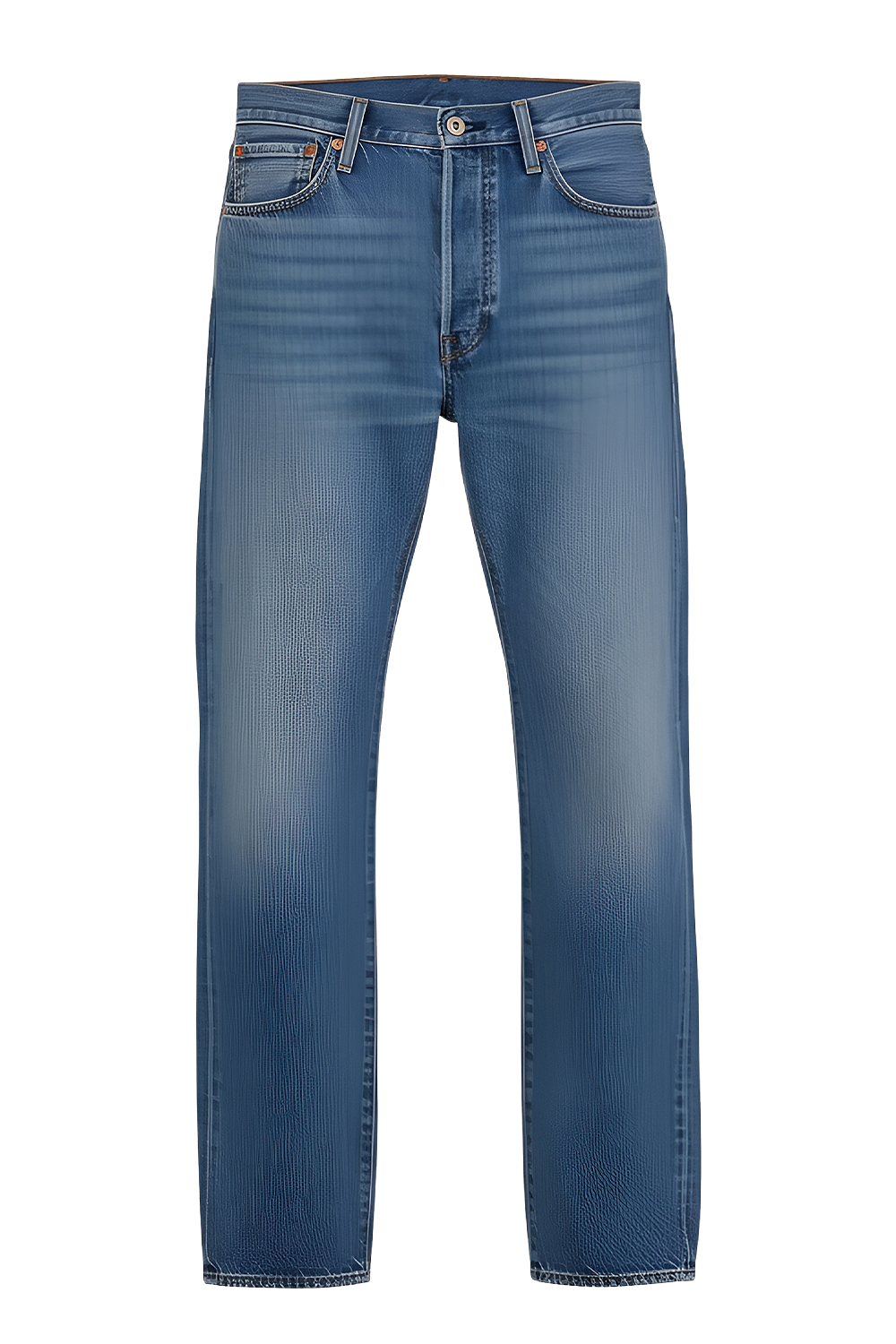 תמונה קידמית של מכנסי ג'ינס 501 בגזרה ישרה