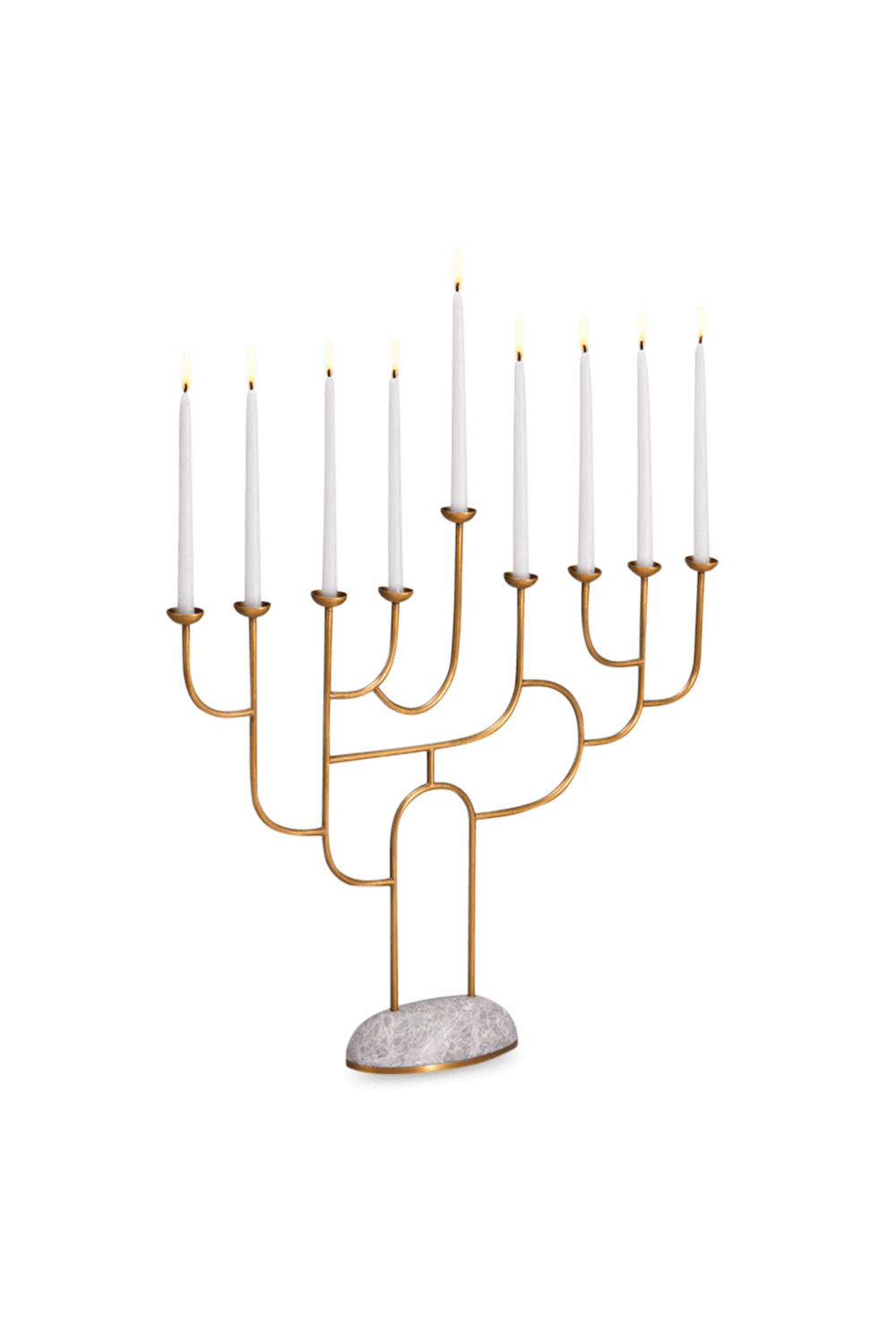 תמונת תקריב של Rova Menorah Candle Holder