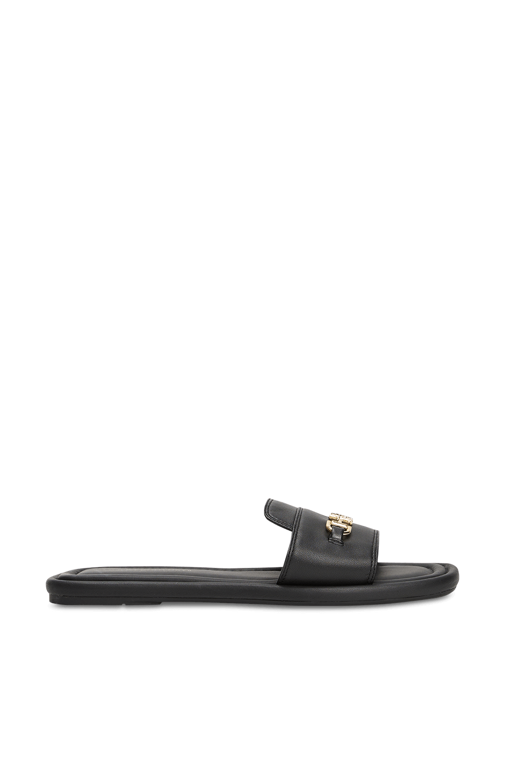 תמונה קידמית של כפכפי סליידס מעור