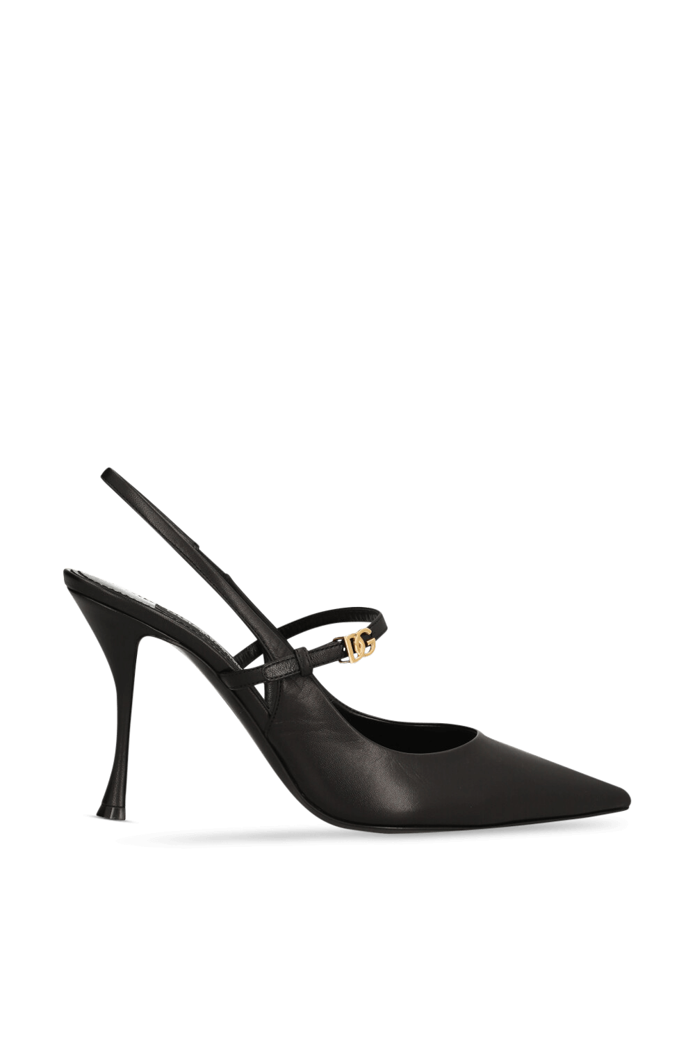 תמונה קידמית של נעלי עקב סלינג בק