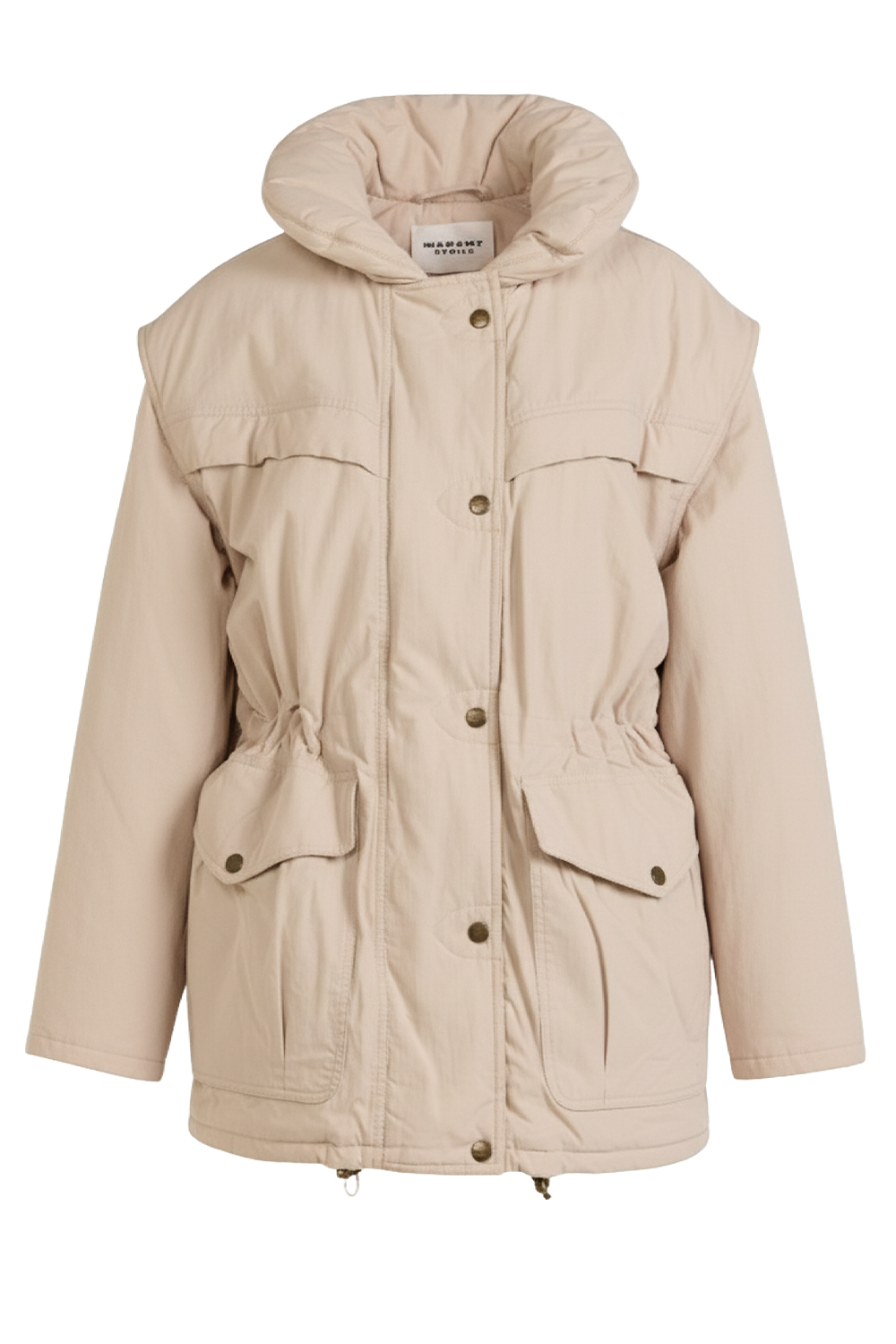 תמונה קידמית של מעיל פוך קל