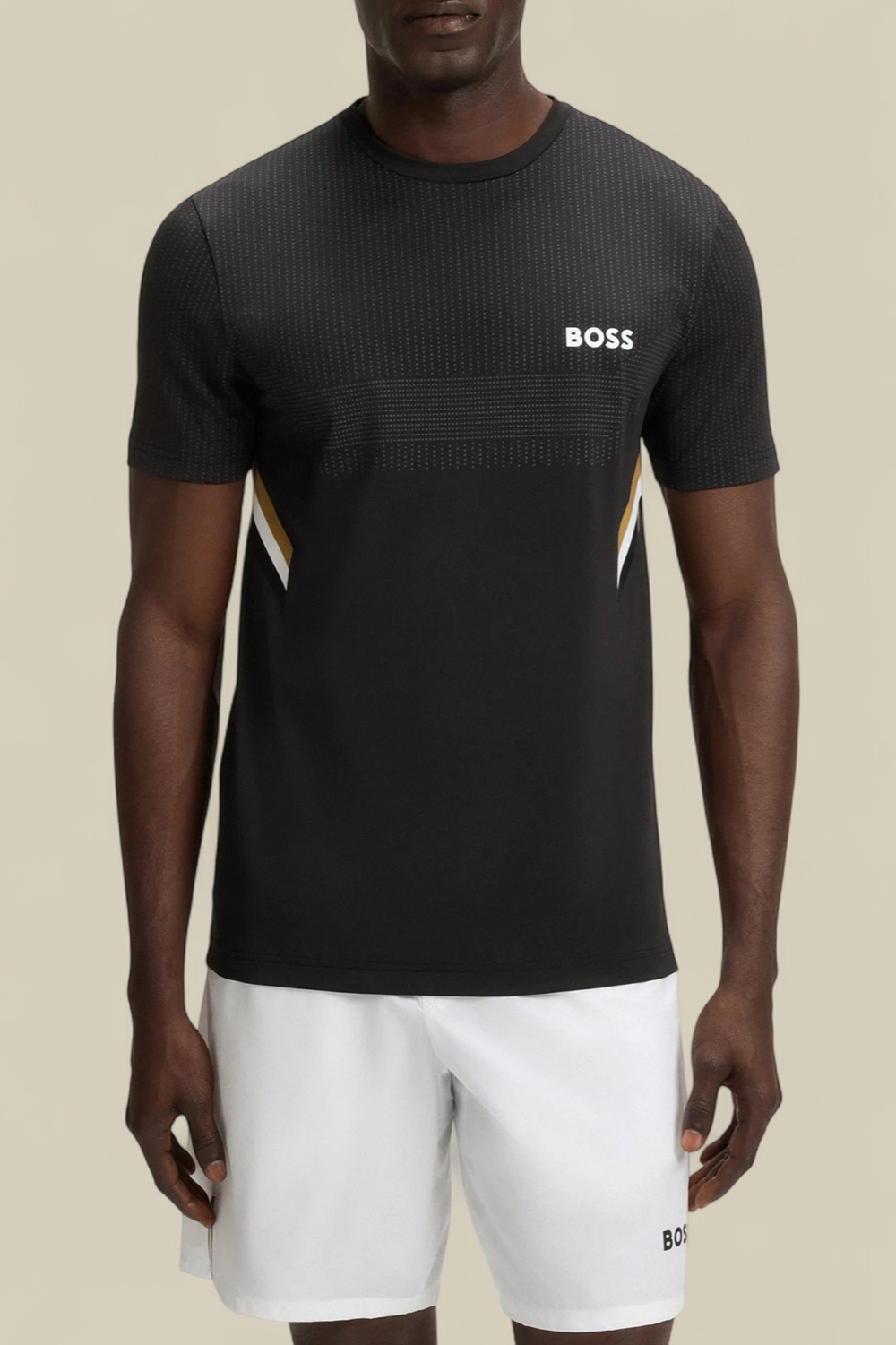 תמונת דוגמן קידמית של חולצת טי סלים