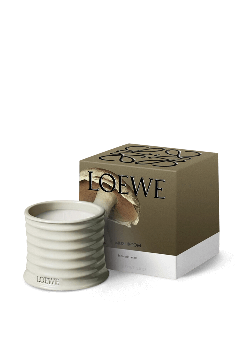 תמונה אחורית של LOEWE Mushroom Small Scented Candle