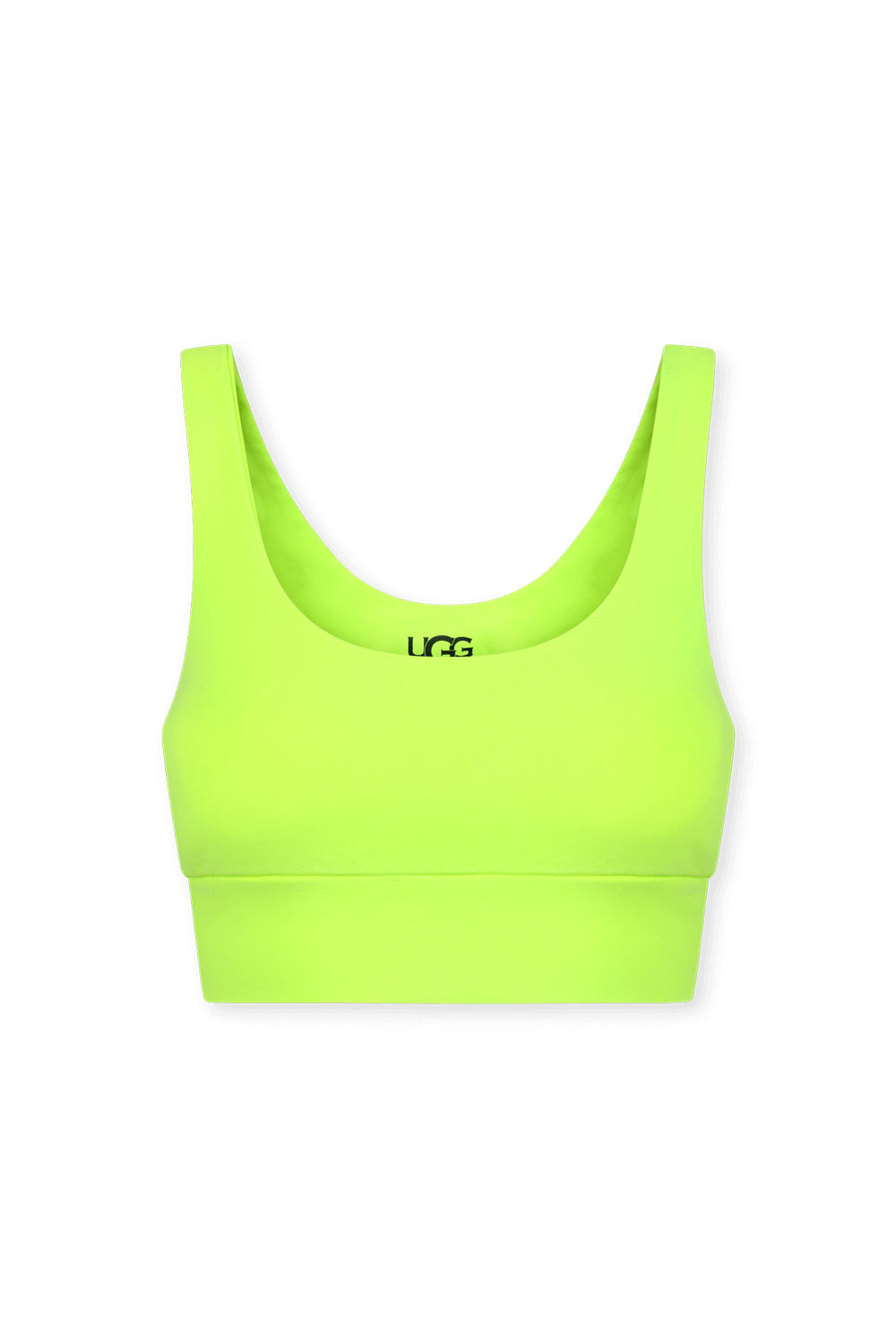 תמונה קידמית של קרופ טופ צהוב זוהר