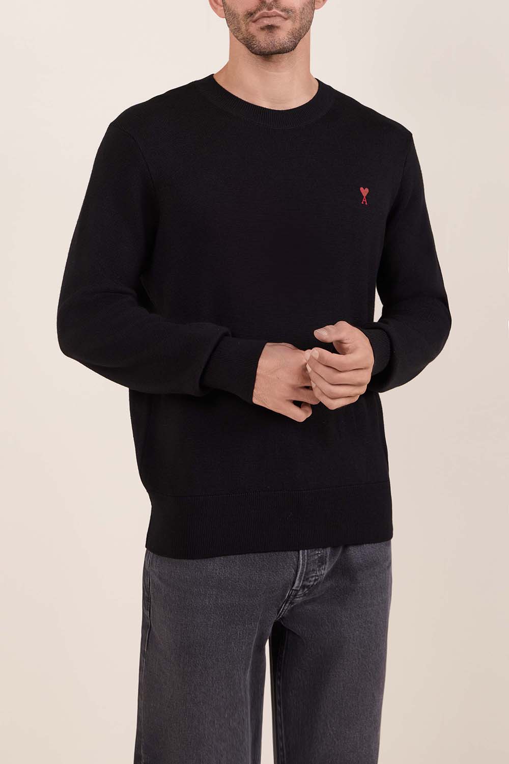 תמונת דוגמן קידמית של סריג צמר