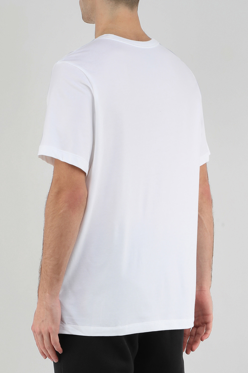 תמונת דוגמן אחורית של טי שירט ספייס ג'אם בגוון לבן