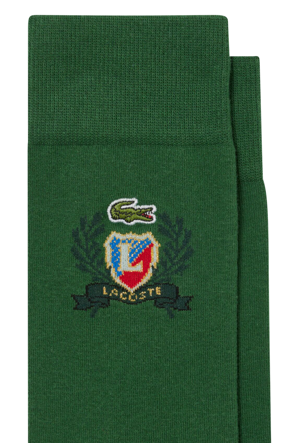 תמונה אחורית של זוג גרביים מכותנה אורגנית