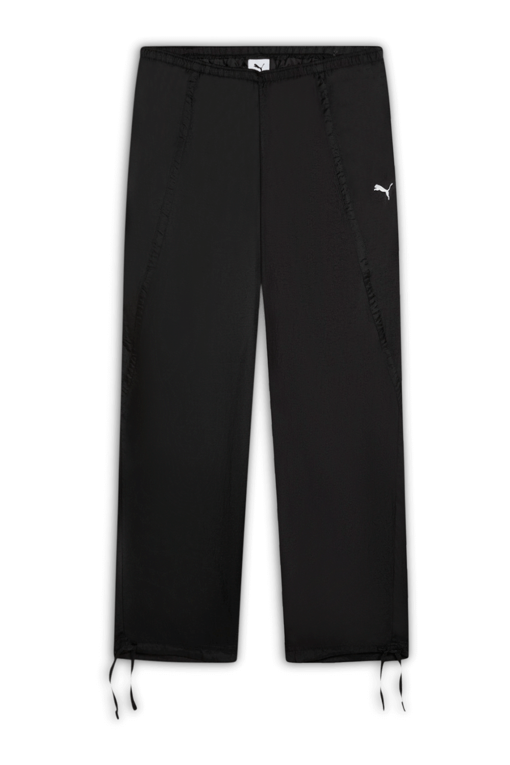 תמונה קידמית של מכנסיים משוחררים