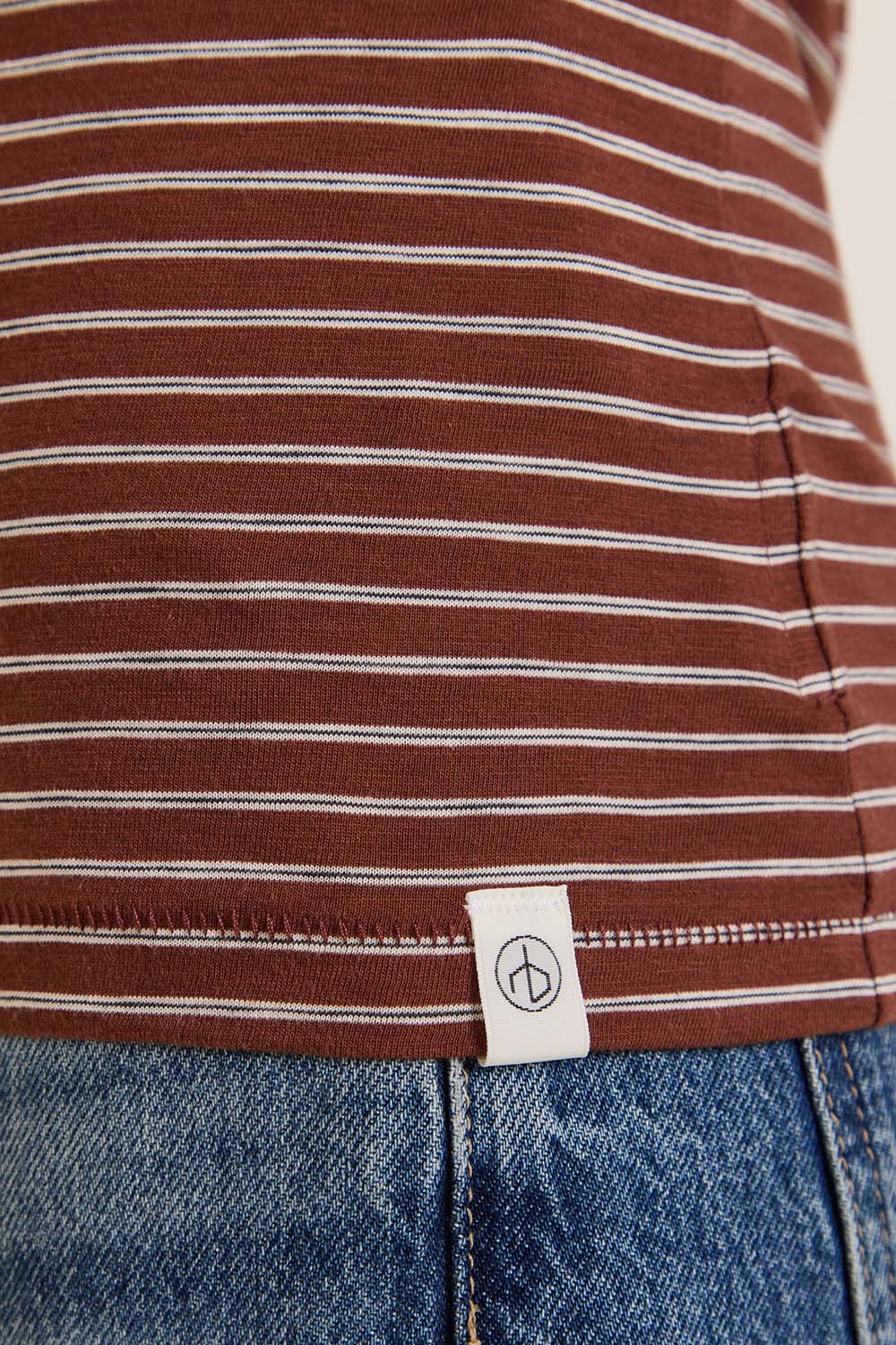 תמונת תקריב דוגמן של חולצת טי