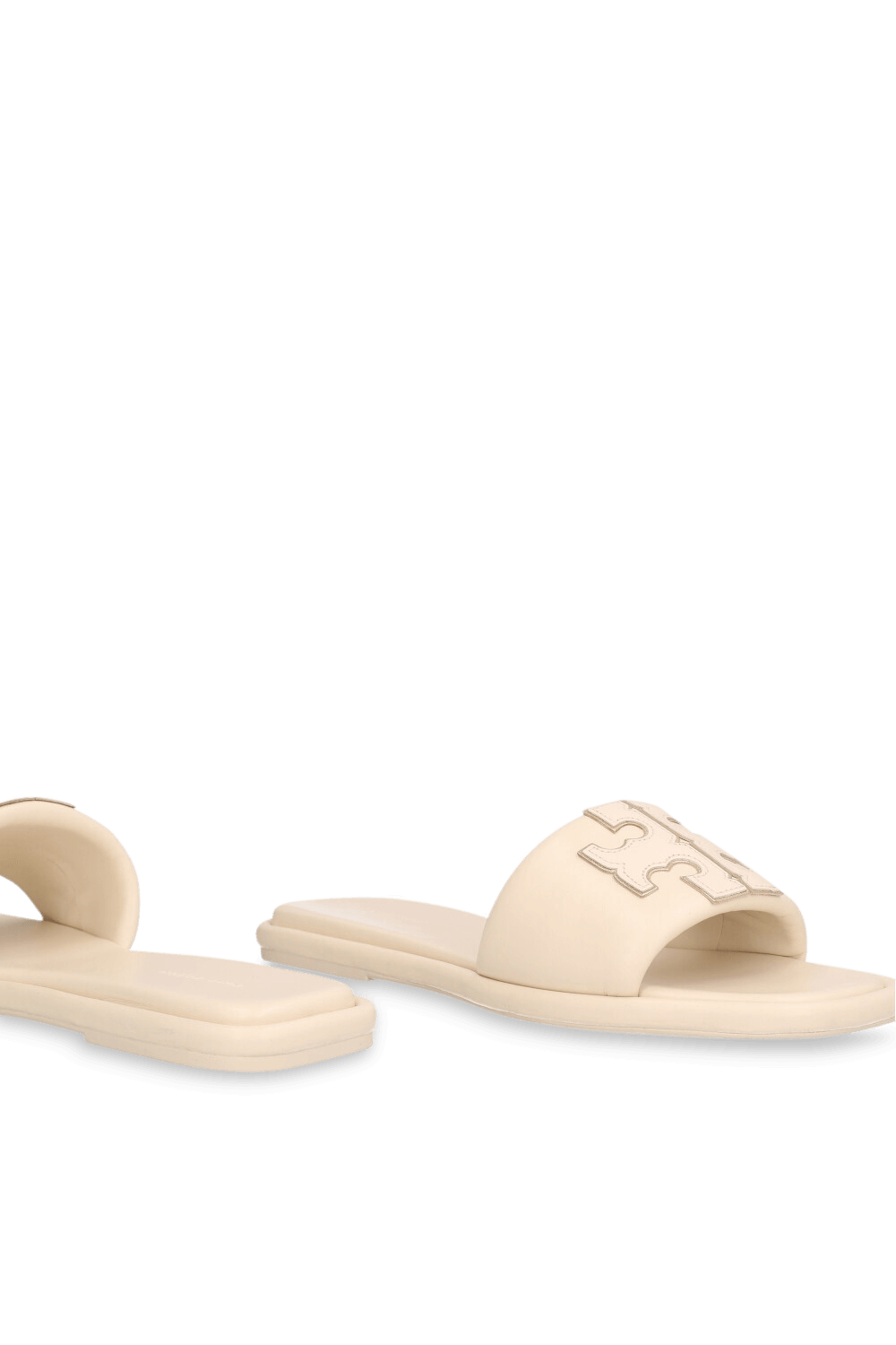 תמונת תקריב של כפכפי דאבל טי מעור