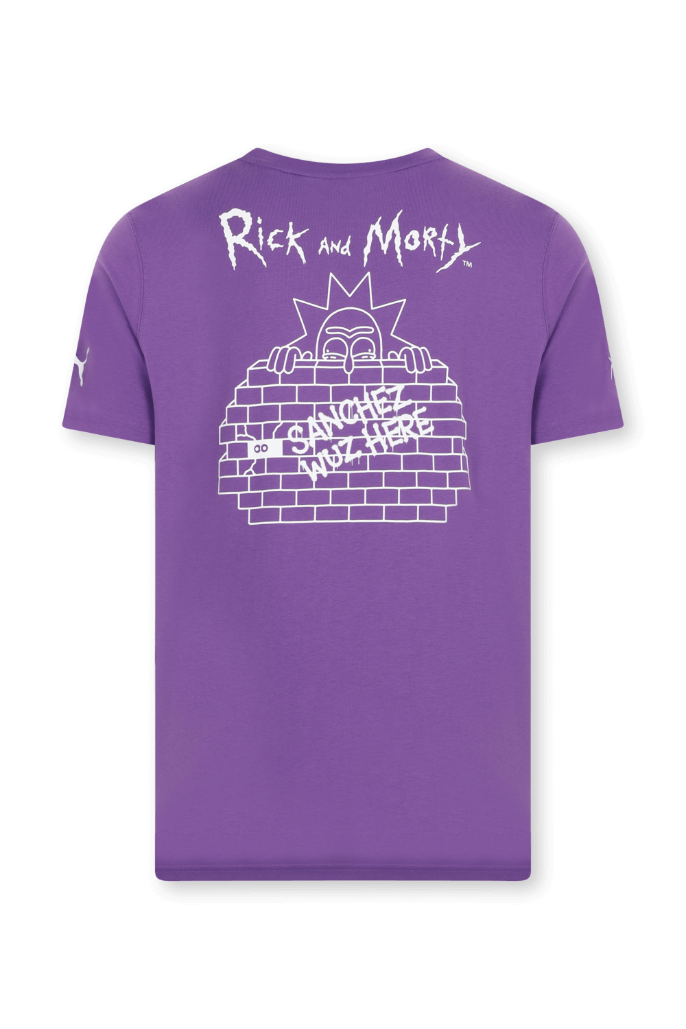 תמונה אחורית של פומה X ריק אנד מורטי חולצת טי