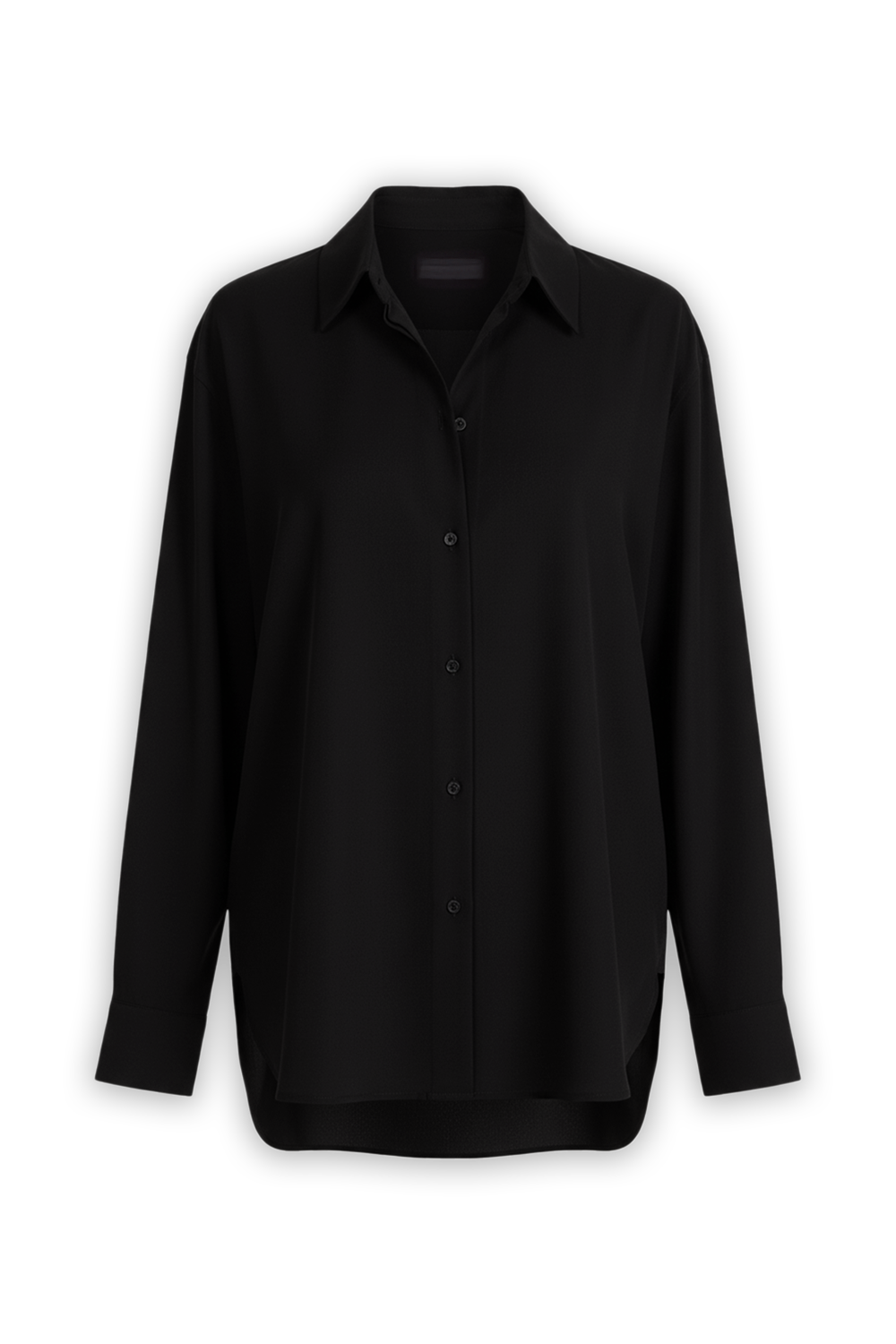 תמונה קידמית של חולצת כפתורים ממשי