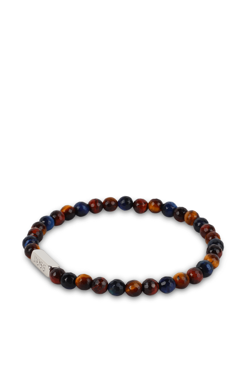 תמונת תקריב של צמיד חרוזים צבעוניים