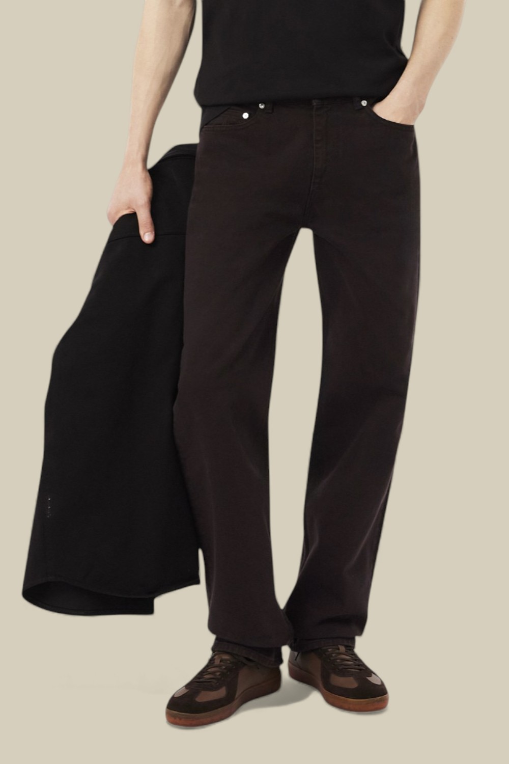 תמונת דוגמן קידמית של PRE LINE מכנסי ג'ינס בגזרה ישרה