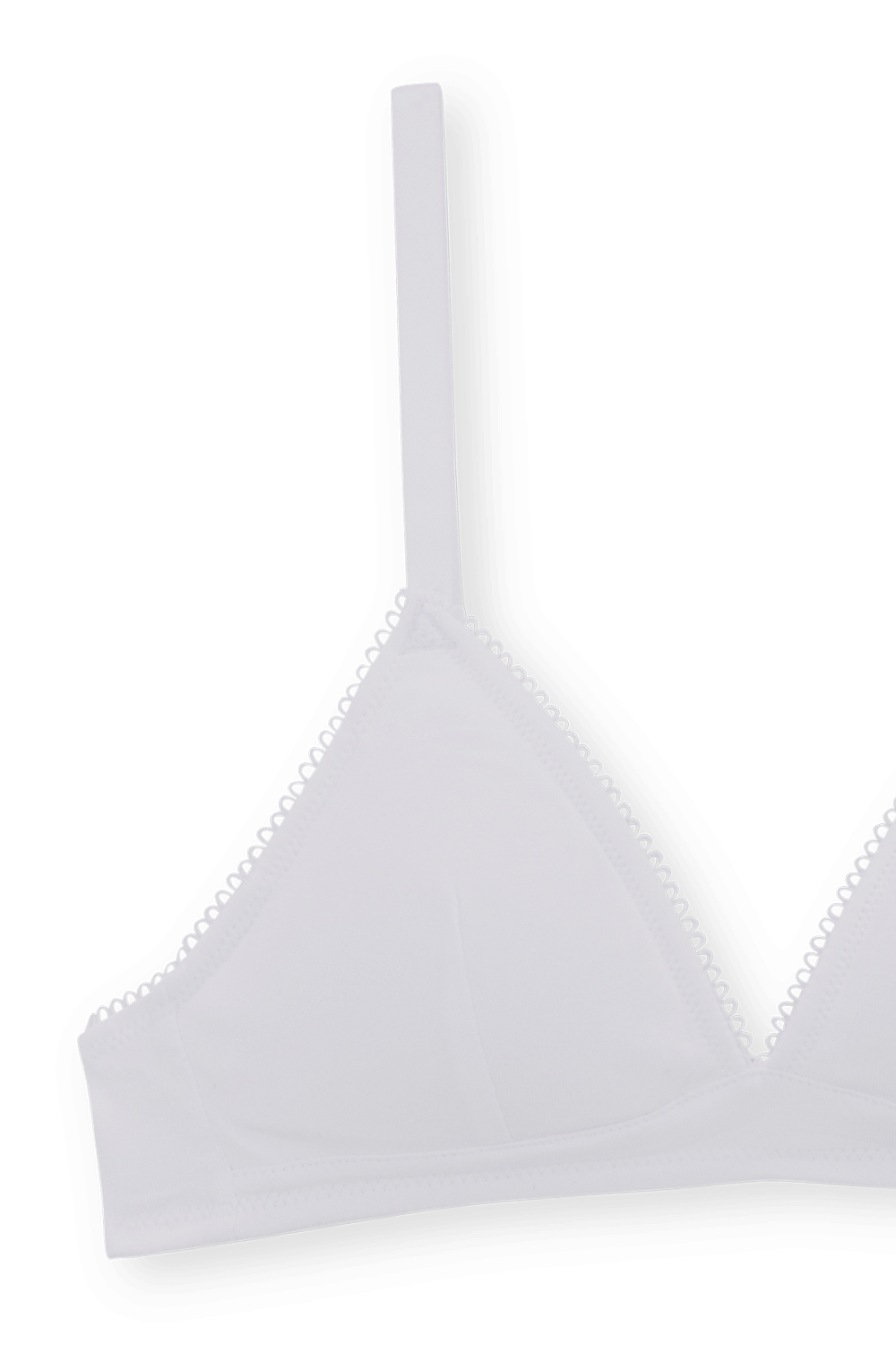 תמונת תקריב של חזייה מרופדת בגזרת משולשים - גילאי 12-18