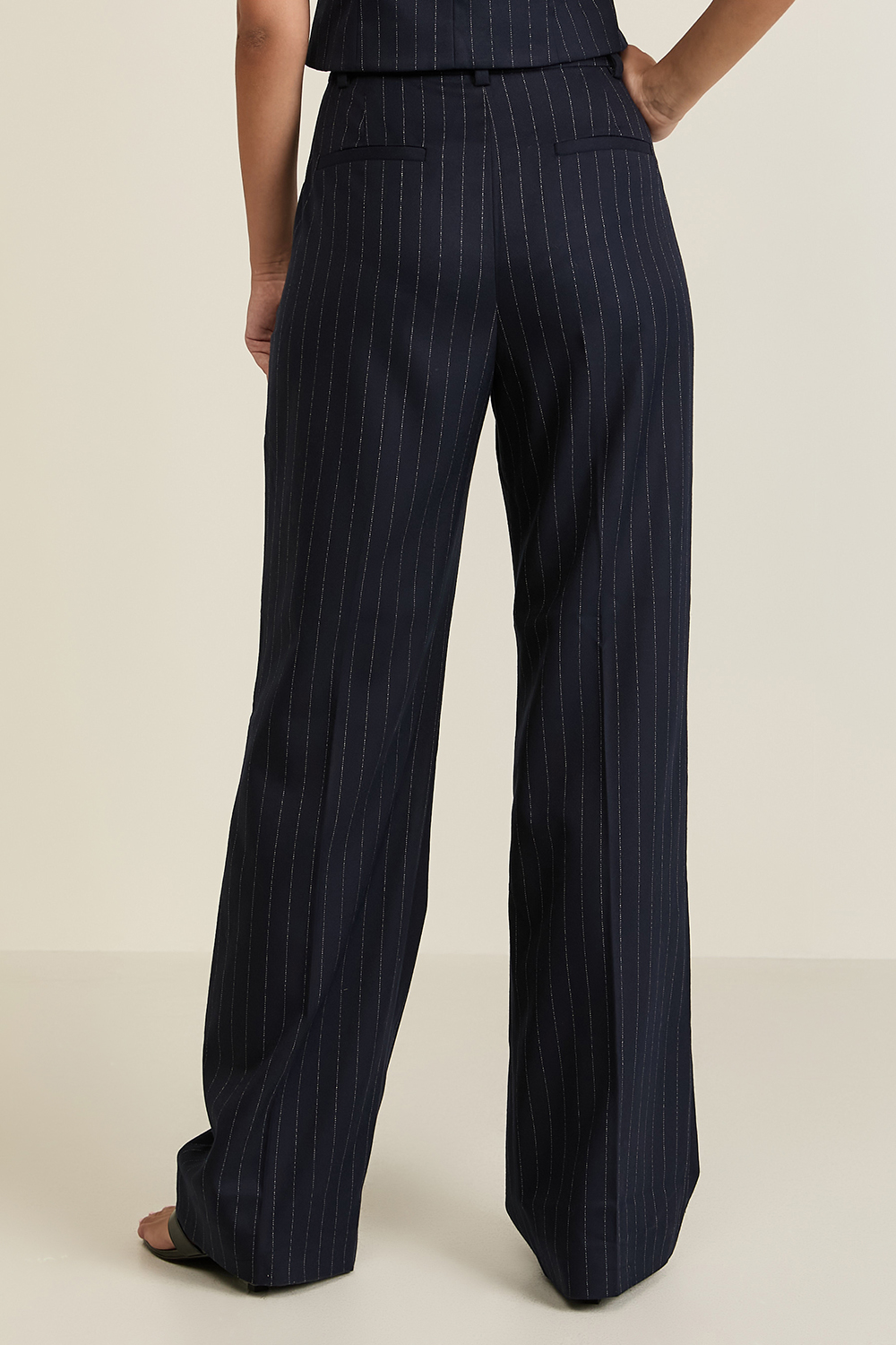 תמונת דוגמן אחורית של מכנסיים מחוייטים