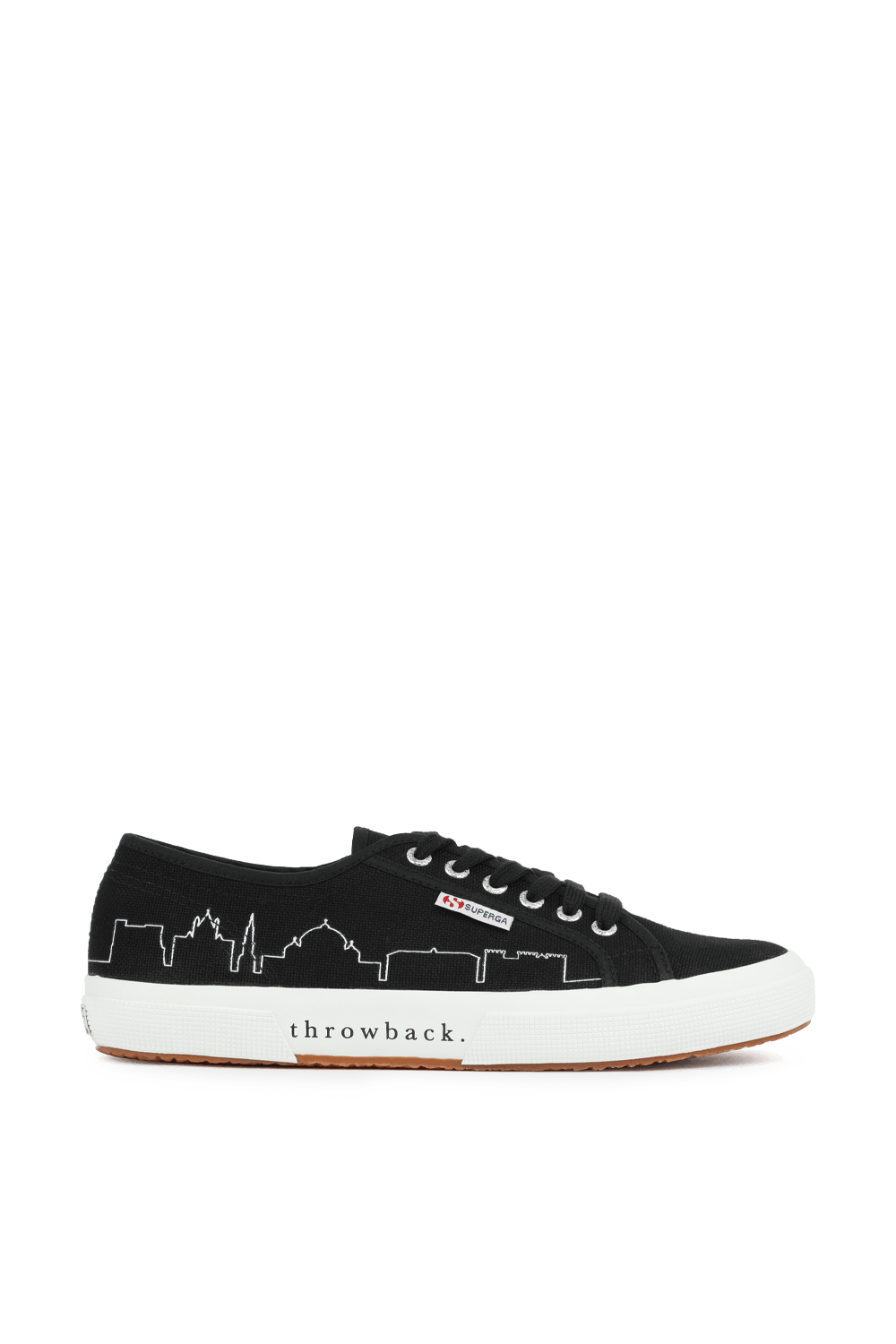 תמונה קידמית של Throeback x Superga  2750 Sneakers in Black