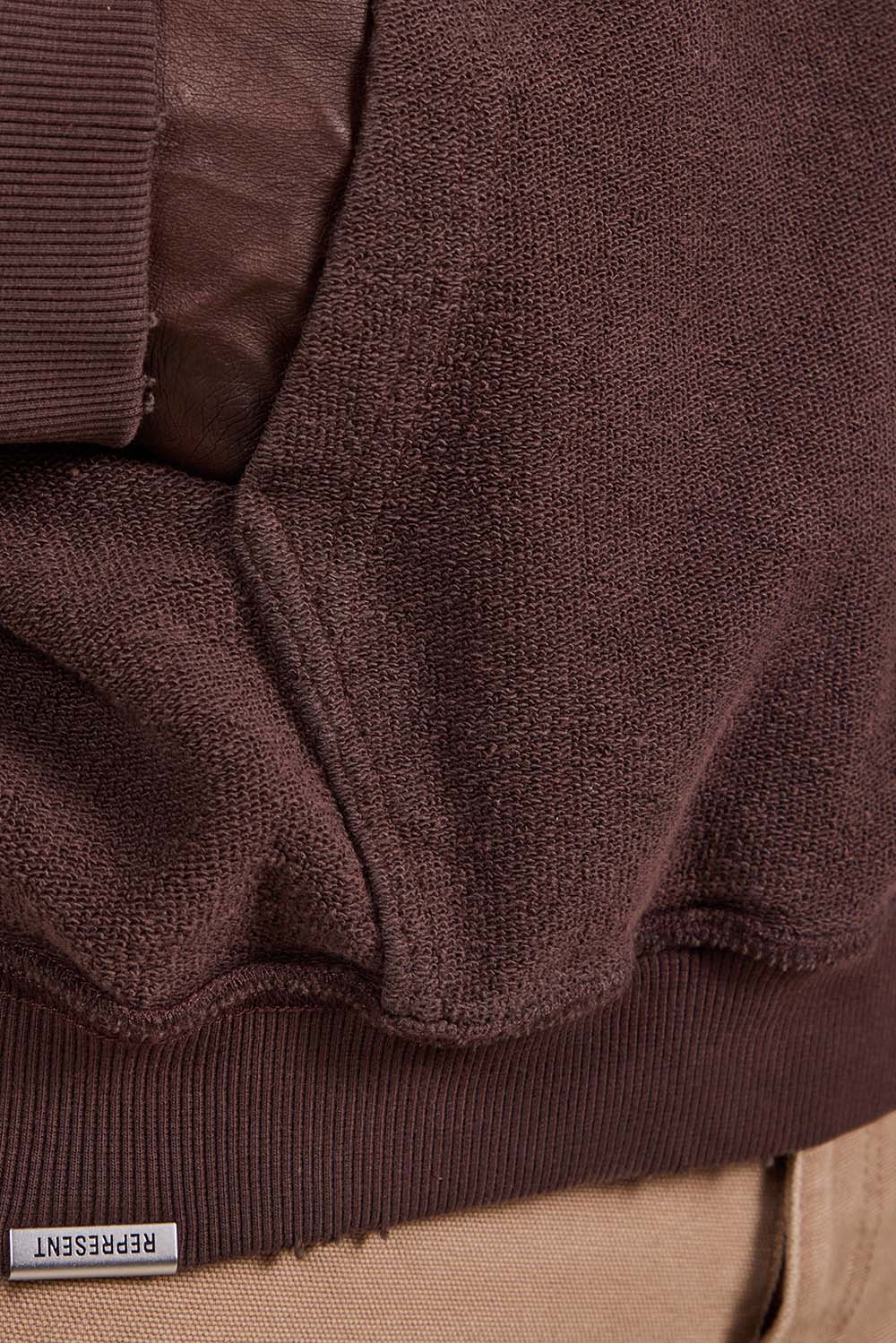 סווטשירט קפוצ'ון דו צדדי