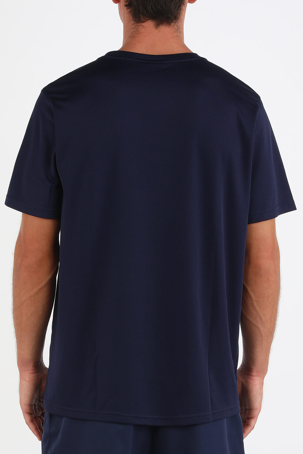 תמונת דוגמן אחורית של Blue Training Tee