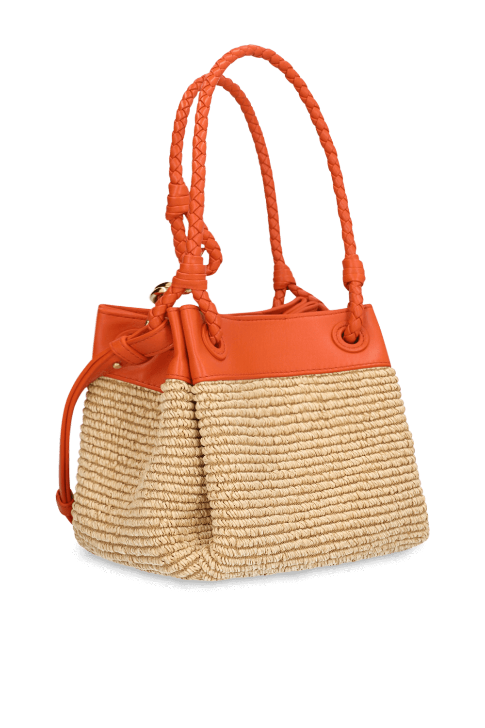 תמונה אחורית של תיק רפיה פרשוט סמול