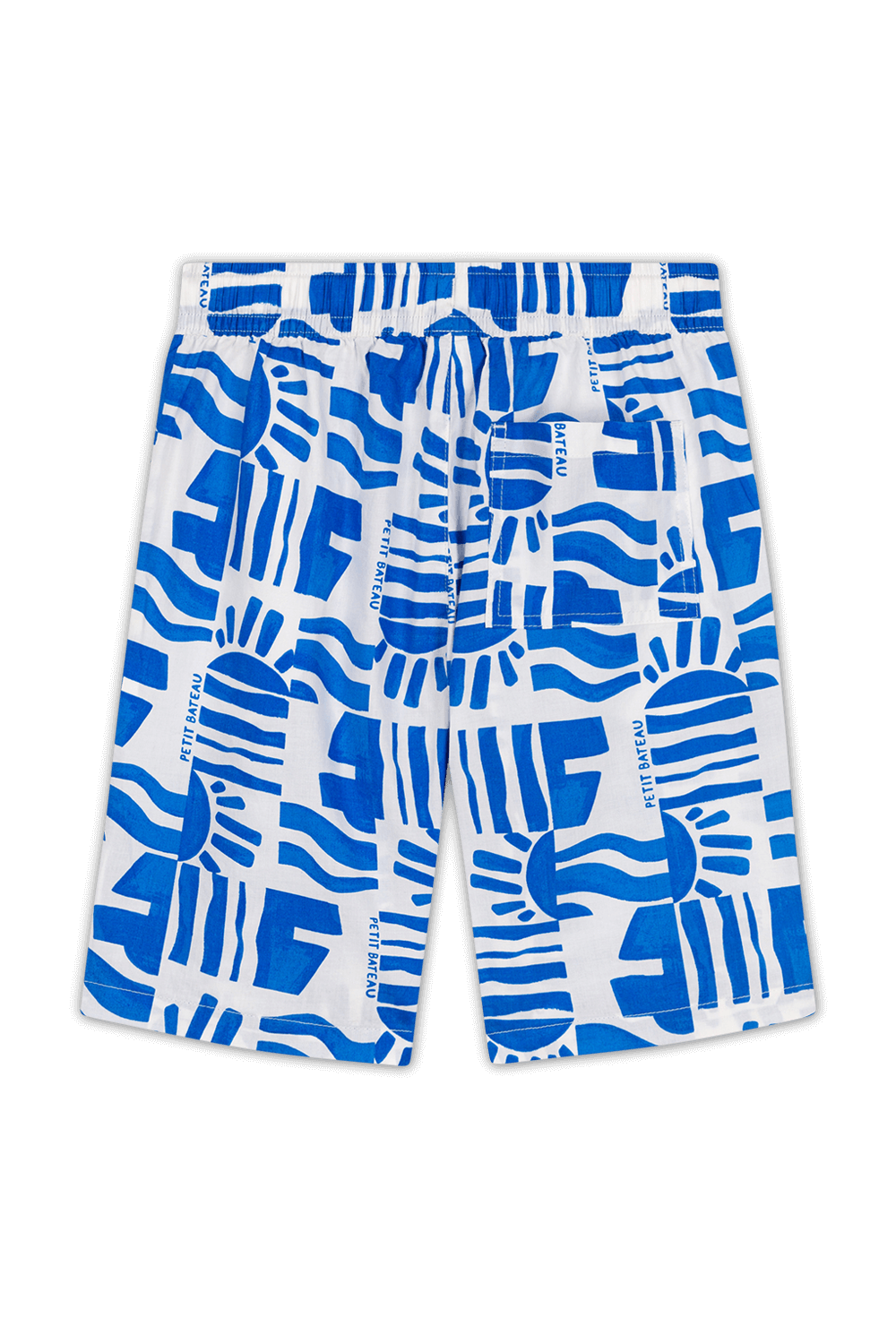 תמונה אחורית של מכנסי ברמודה - גילאי 6-12 שנים