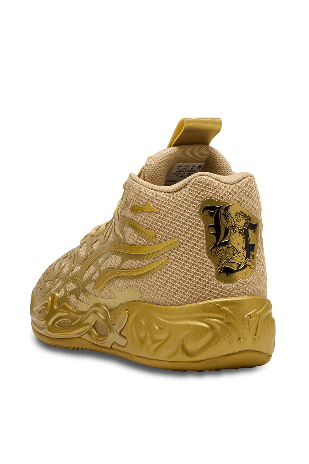 תמונת תקריב של פומה X מלו נעלי כדורסל MB.04