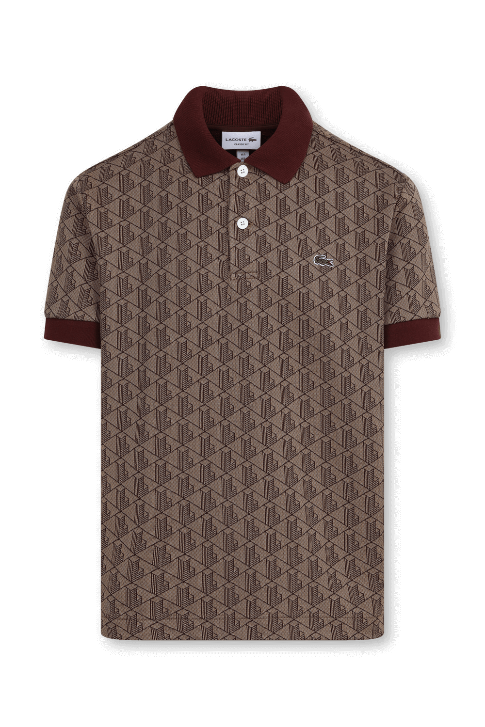 תמונה קידמית של חולצת פולו עם טקסטורה