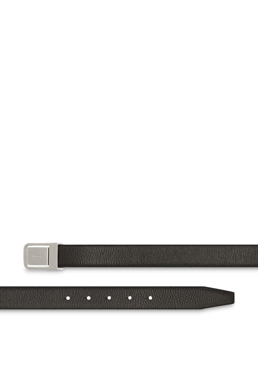 תמונת תקריב של חגורת עור