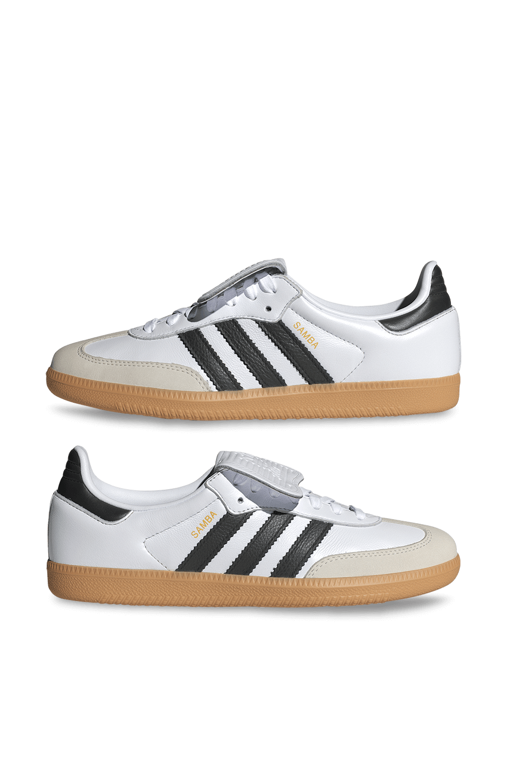 תמונת תקריב של נעלי סניקרס סמבה