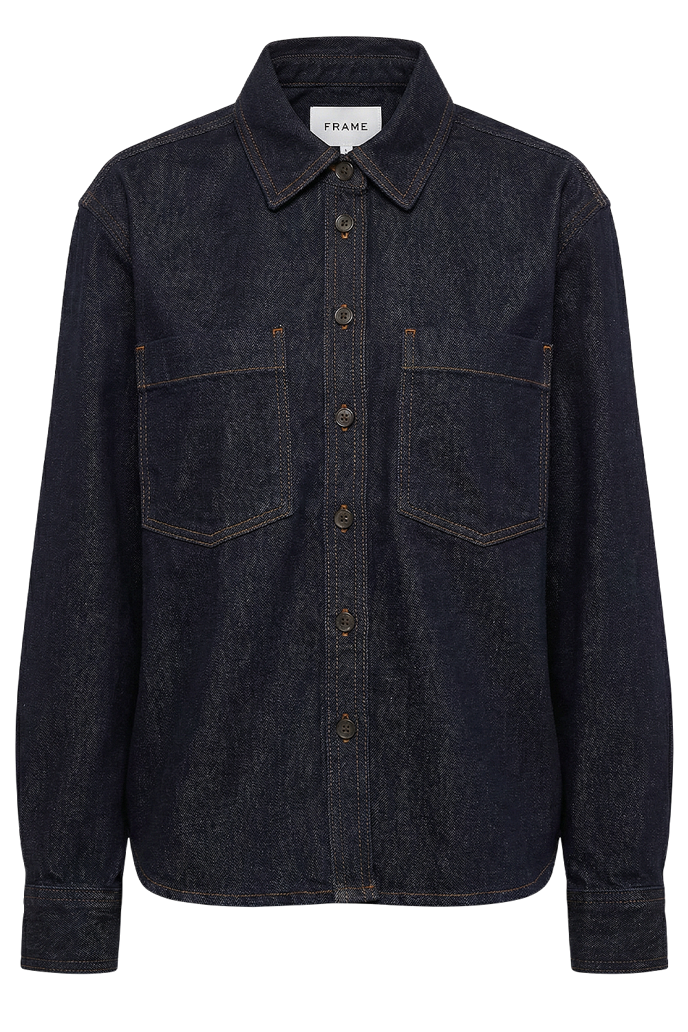 תמונה קידמית של חולצת ג'ינס