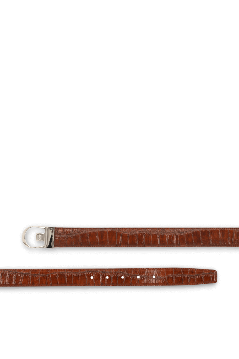 תמונת תקריב של חגורה דו צדדית