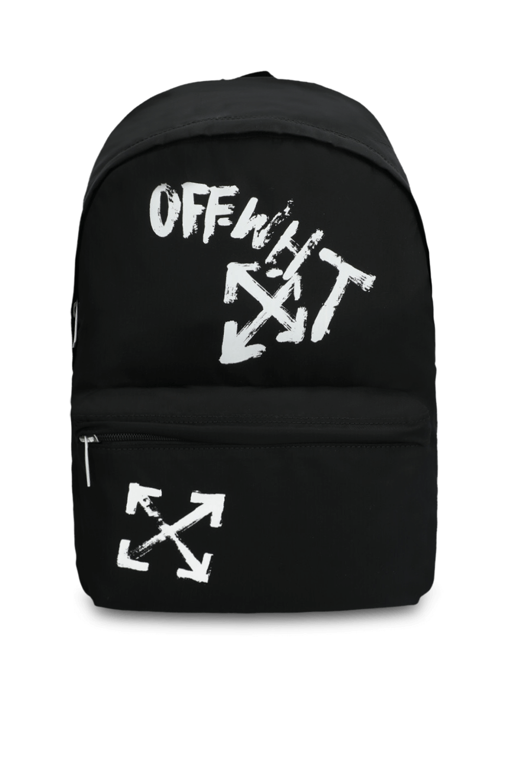 תמונה קידמית של תיק גב עם הדפס גרפיטי