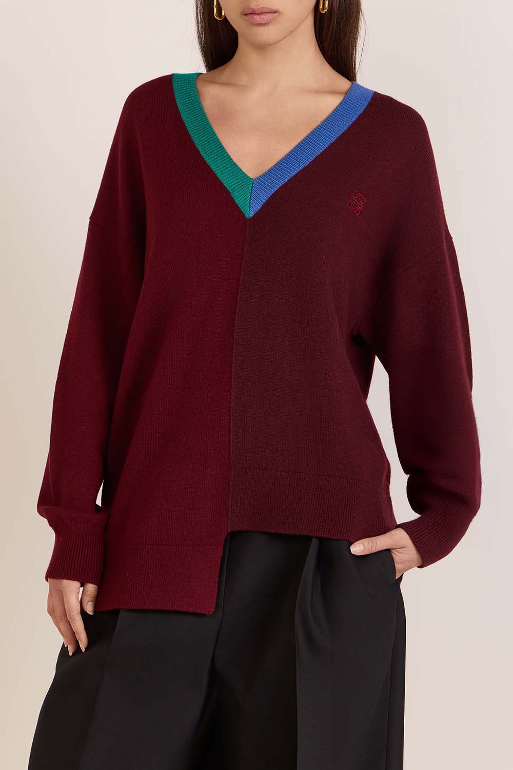 תמונת דוגמן קידמית של סריג א-סימטרי